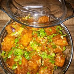 A picture of Idli manchurian.