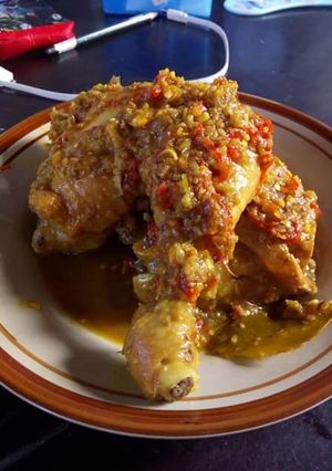 Foto resep Ayam betutu bumbu cincang
