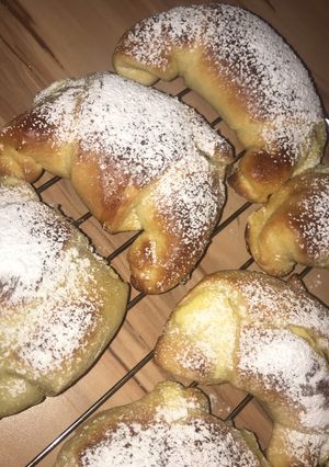 A picture of Croissants from scratch.