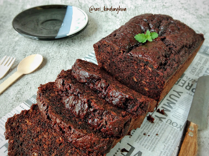 Bagaimana Menyiapkan Banana Moist Chocolate Cake, Enak