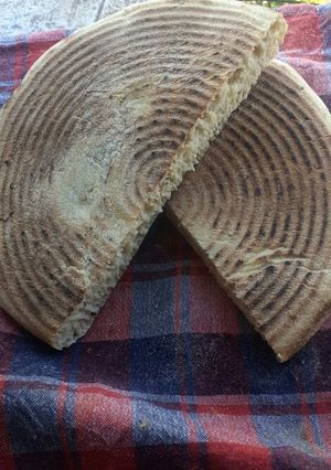 صورة لوصفة خبز المطلوع المنزلي 🍞🍞