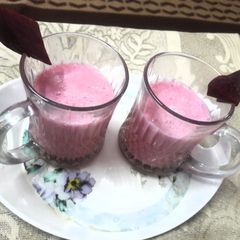 A picture of Beetroot Smoothy.Valentine Special.