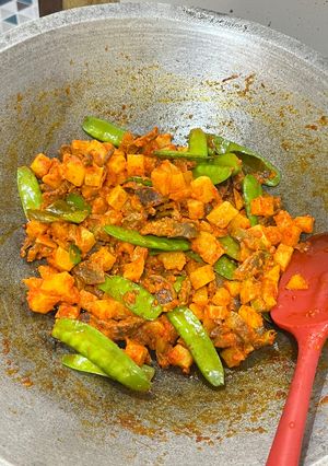 Foto resep Sambel goreng kentang ampela