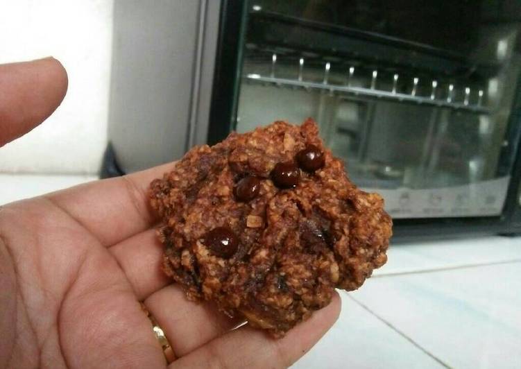 Choco banana oat cookie