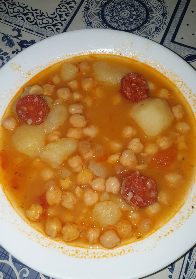 Una foto de Potaje de garbanzos