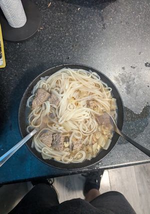 A picture of Beef pho.