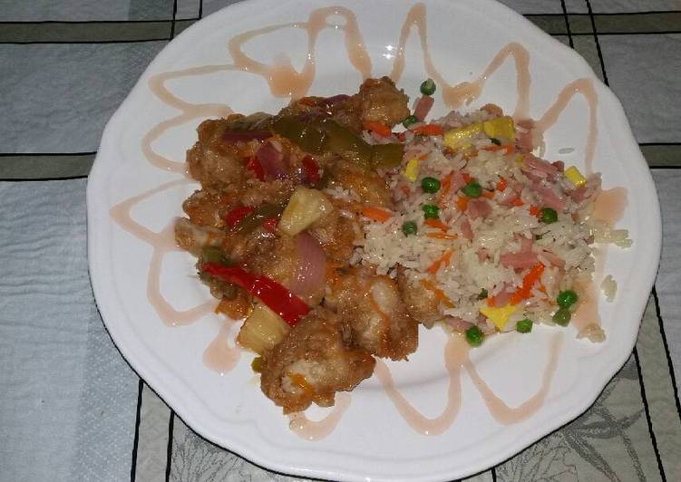 Fácil cerdo agridulce