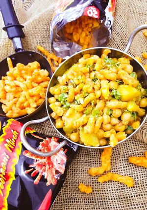 A picture of Kurkuray ki Toofani Chaat.