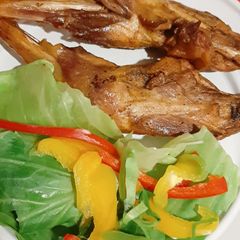 A picture of Chicken spatchcock.