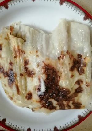 صورة لوصفة معكرونة بشاميل بحبات المانيكوتي على طريقتي 😋