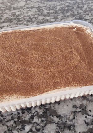 Una foto de Tiramisú sin mascarpone