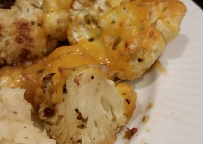 Recipe of Perfect Brad&#39;s cheddar roasted cauliflower