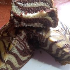 Zebra cake A picture of Zebra cake.
