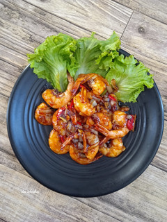 Foto resep Udang Saus Tiram