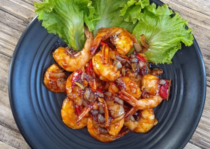 Resep Udang Saus Tiram oleh Devalesha Kitchen - Cookpad