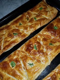 صورة لوصفة كوكا او بيتزا كوفري