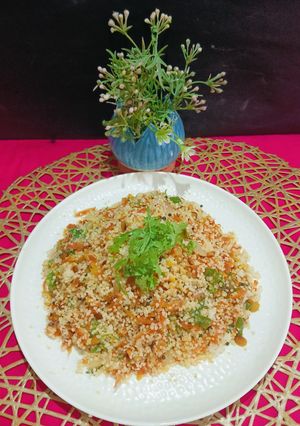 A picture of Healthy Millet Carrots Rice.
