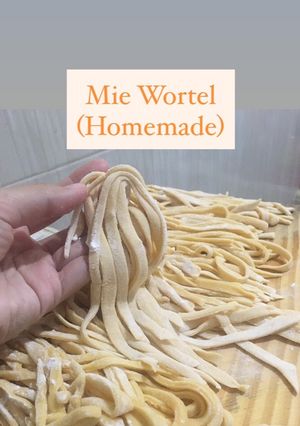 Foto resep Mie Wortel Homemade - Manual tanpa Mesin