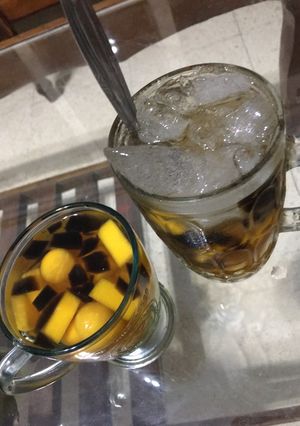 Foto resep Es Podeng Pepaya Cincau Hitam#BikinRamadanBerkesan#Day7