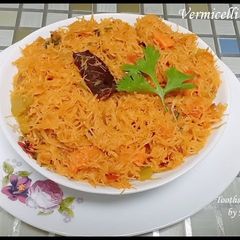 A picture of Vermicelli upma Seviyan upma.