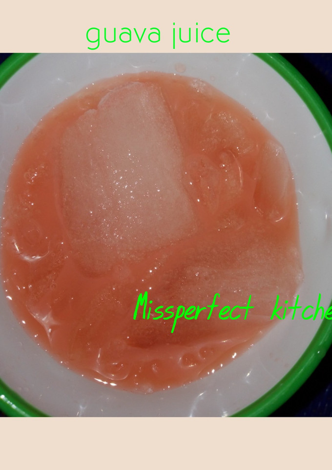 A picture of Guava juice.
