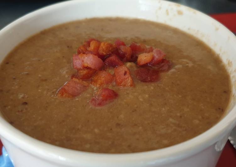 Simple Way to Make Perfect Mushroom and Smoked Bacon Soup