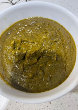 A picture of Sarso ka saag.