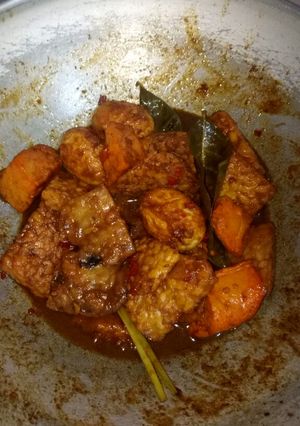 Foto resep Tempe Tahu Telor bumbu rendang instan
