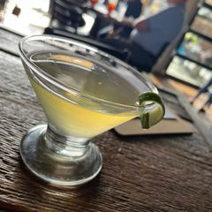 A picture of Honeysuckle on this Tequila Martini.