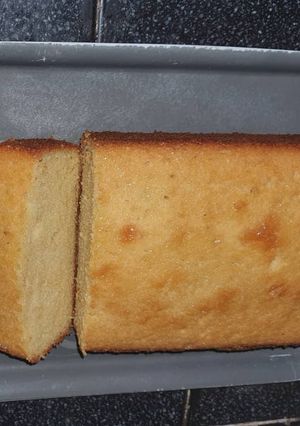 A picture of Lemon Pound Cake with a Simple Lemon Glaze.