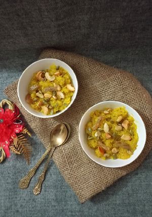 A picture of Pumpkin halwa.