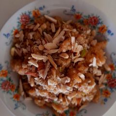 A picture of Moong dal halwa.