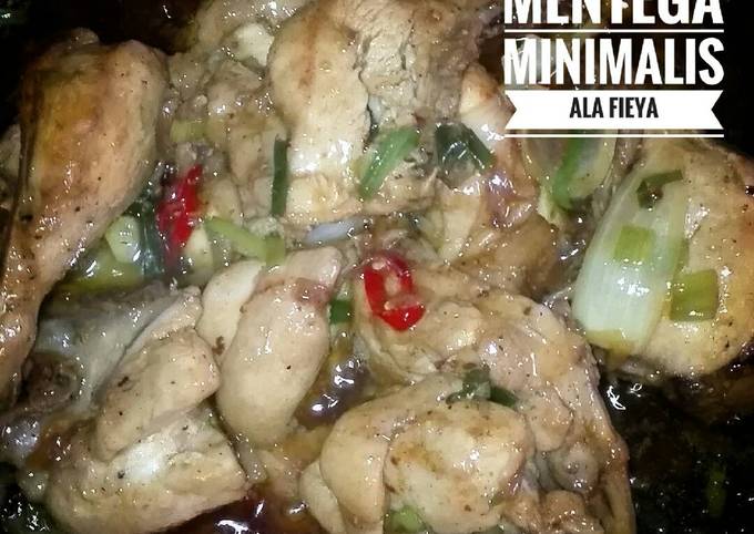 Ayam goreng mentega minimalis