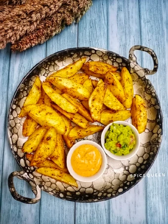 Recipe Baked Potato Wedges which So Delicious