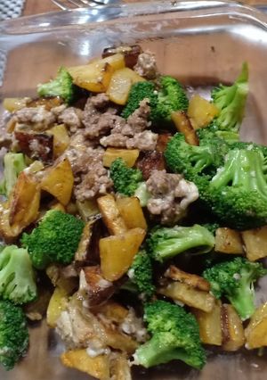 Foto resep Cheese brocoli and potato