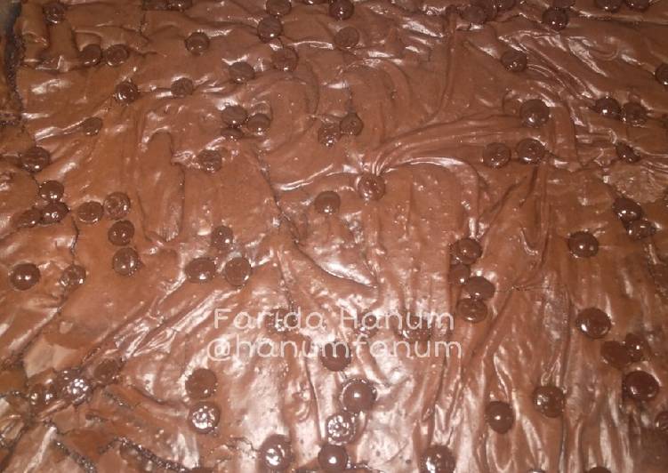 Bagaimana Menyiapkan Brownies panggang – fudgy shiny brownies Anti Gagal