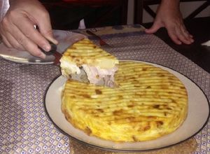 Foto de Tortilha com Presunto e Queijo ao forno