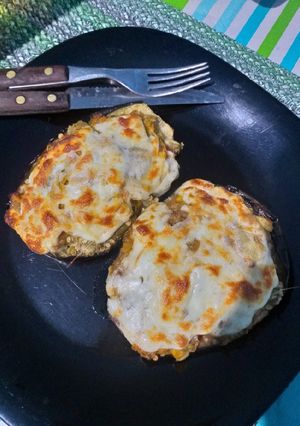 Una foto de Berenjenas rellenas