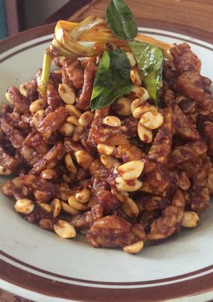 Foto resep Kering tempe asam manis pedas