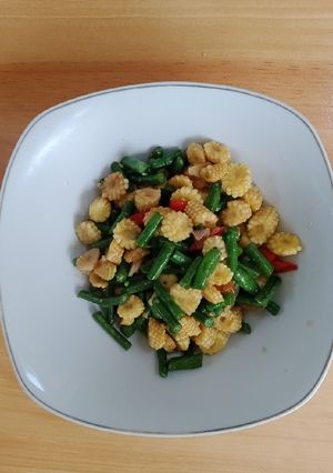 Foto resep Oseng Putren Kacang Panjang