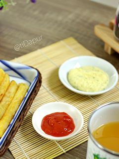 Foto resep Kentang goreng saus keju | cemilan wajib saat liburan