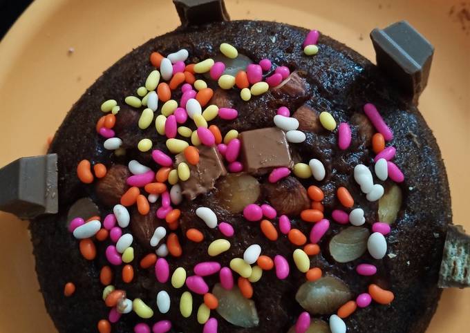 A Piece Of Homemade Chocolate Biscuit Cake On A Transparent Glass Plate A  Spoon And A Cup Of Tea Stock Photo - Download Image Now - iStock