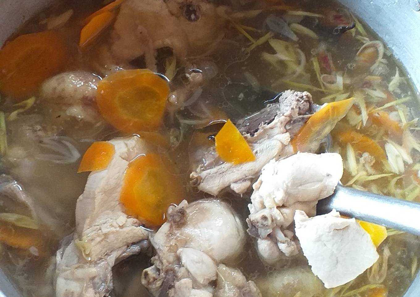 Sop ayam Ala anak kos