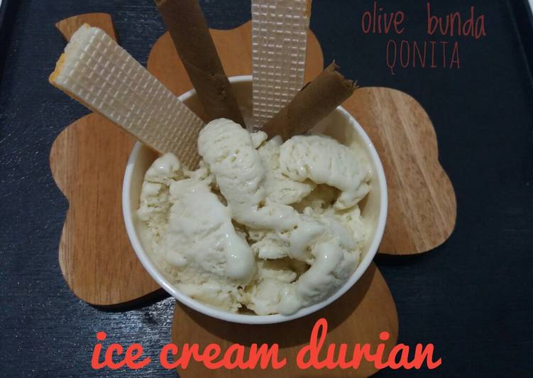 Ice cream durian🍦