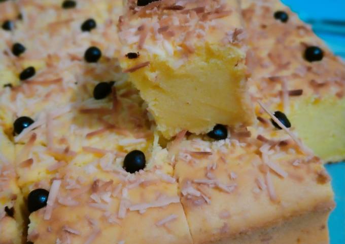  Resep  Cake  tape keju permesan Gurih  asin  lembut oleh 