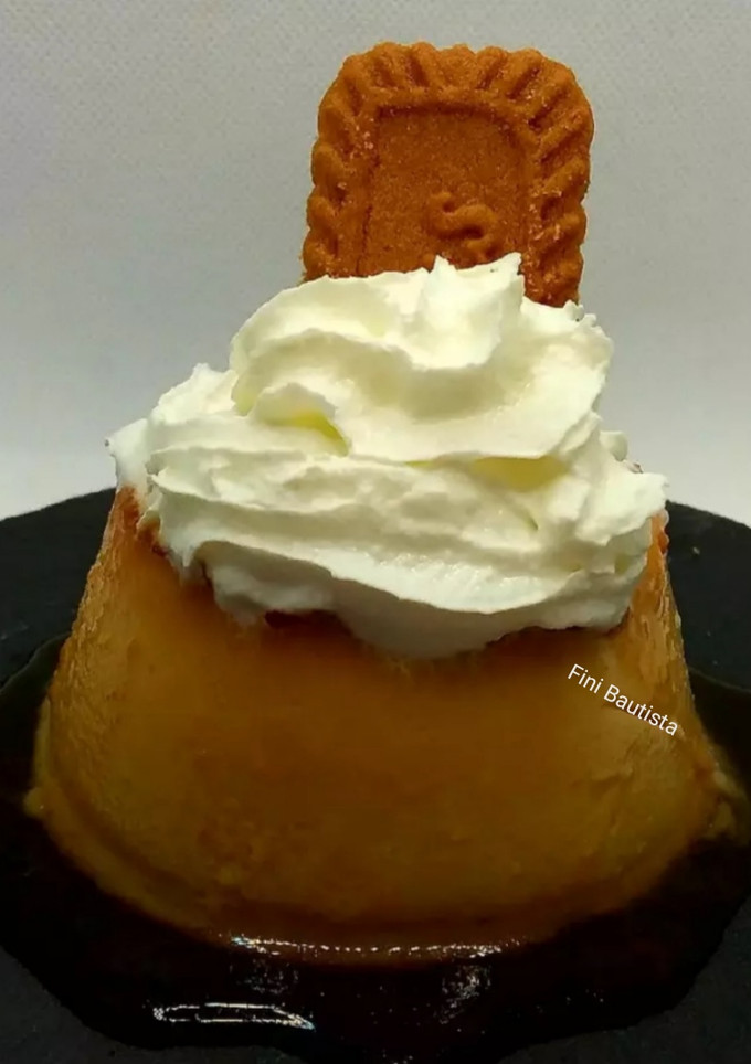 Una foto de Flanes individuales de pasta Lotus (speculoos)