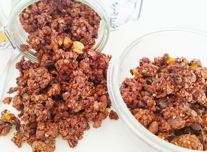 Une photo de Granola protéiné sans sucre ajouté