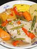 Cazuela de muslos de pollo