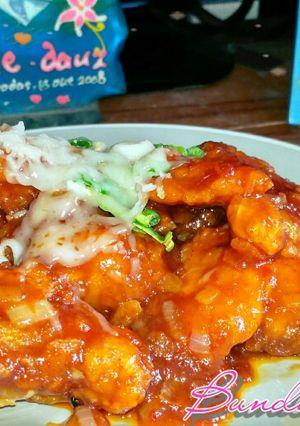 Foto resep Ayam saus pedas 🍗🍗
