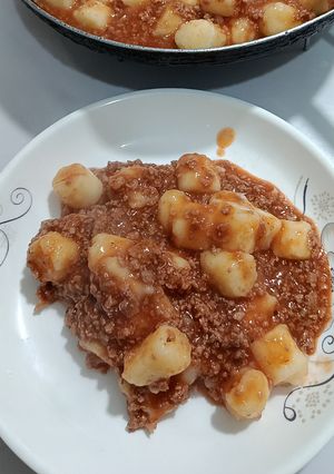 Una foto de Ñoquis casero de papa apto para celíaco